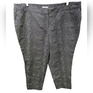 Dalia Collection Printed Ankle Length Pants Sz 20W